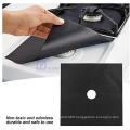 Wholesale Low Price Anti-sticking 0.11mm Gas Range Stove Burner Covers Black Color